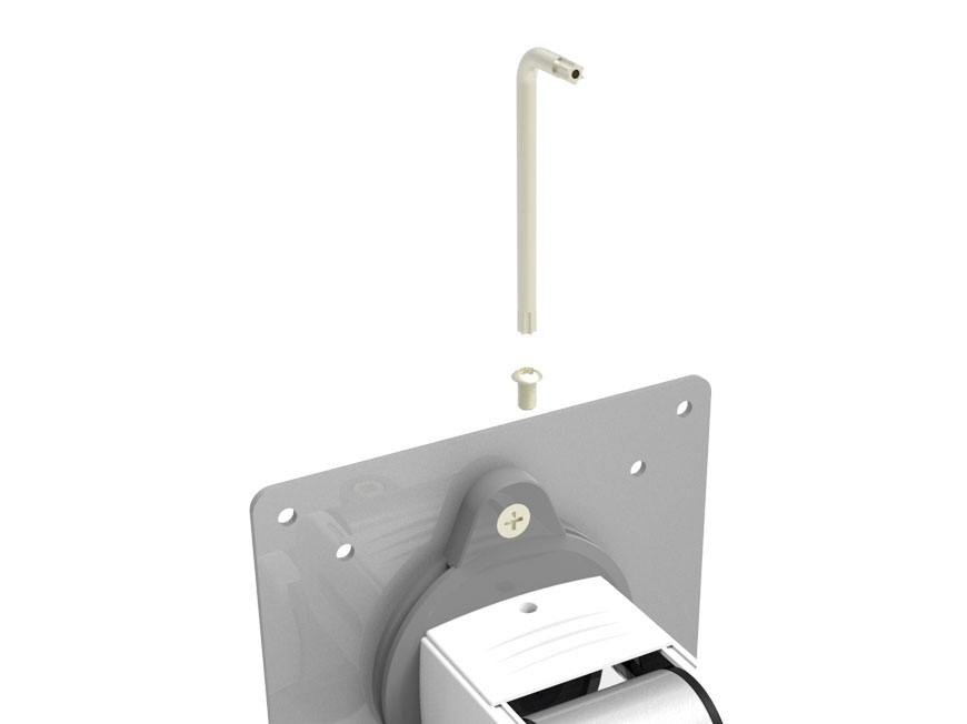 EENA-102 Dragonfly Series Single Monitor Arm - Wall Mount