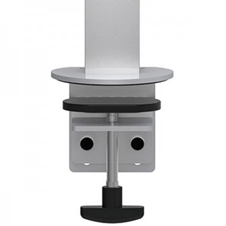 EERS-4513WG Rail System Series Triple Monitor Arms - Grommet Mount with Adjustable Asides